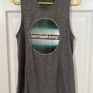 Burn Boot Camp Gray Tank Top